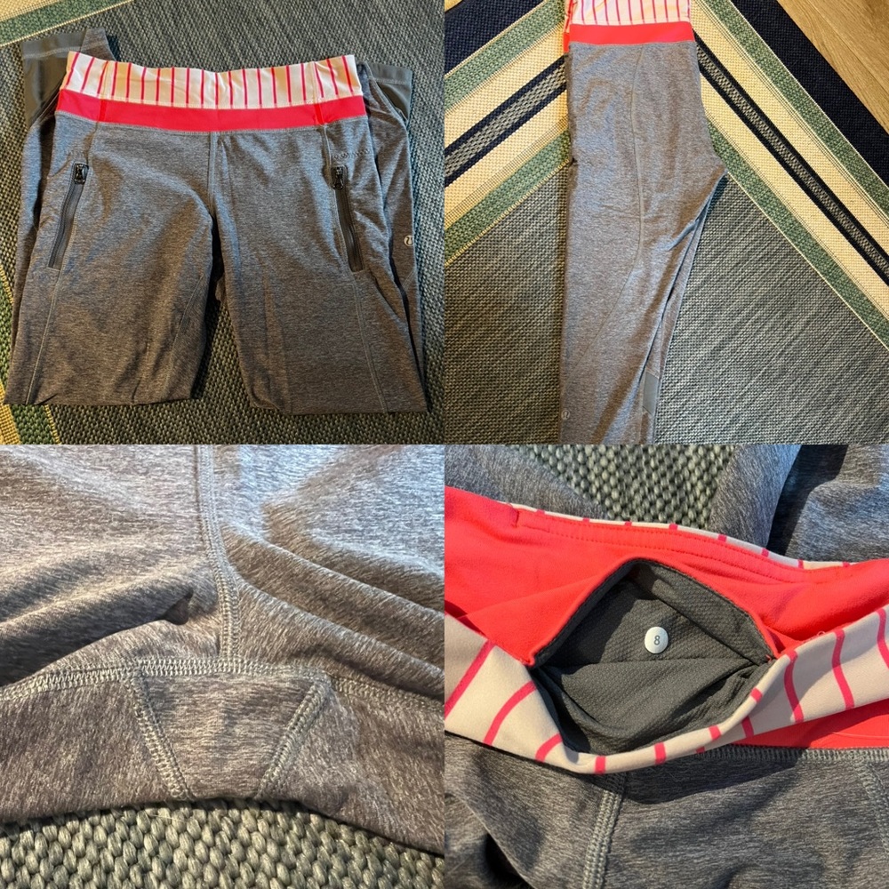 Lululemon Run Yoga Inspire Tight II Size 8